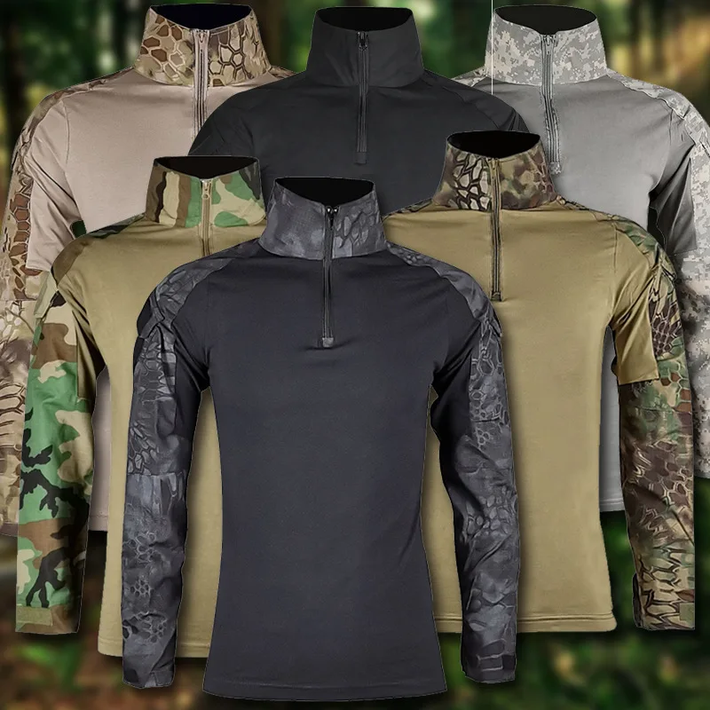 Tactical Military Shirt Cargo - S-4XL, vêtements tactiques en coton pour