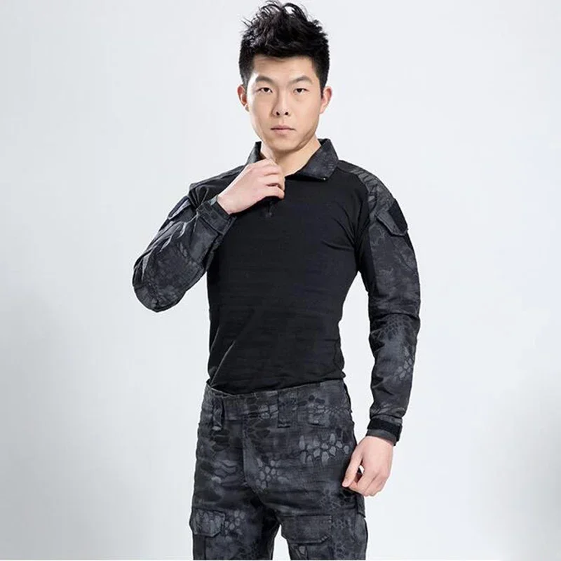 S-4XL, vêtements tactiques en  - Tactical Military Shirt Cargo avis et prix