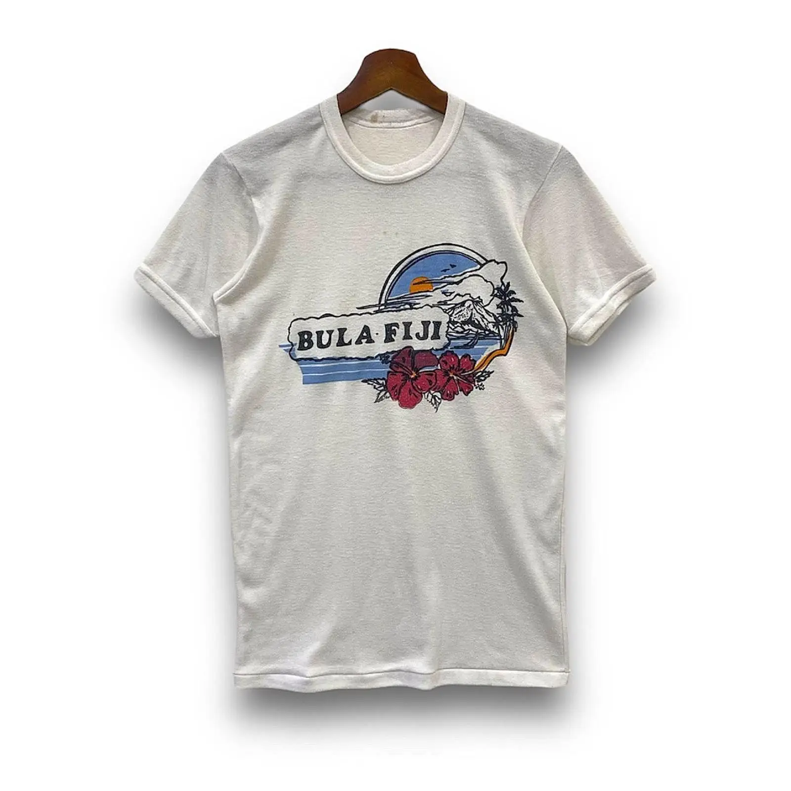 T-shirt vintage des années 70, - Vintage Hawaiian Floral Shirt avis et prix