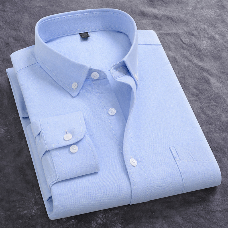 Printemps nouveaux hommes Oxfo - Oxford Cotton Casual Shirt Business avis et prix