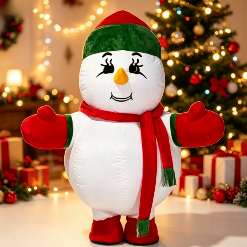 Costume de mascotte bonhomme d - Suits avis et prix