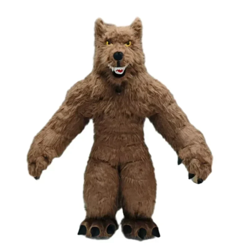 Costume de mascotte de loup gr - Suits avis et prix