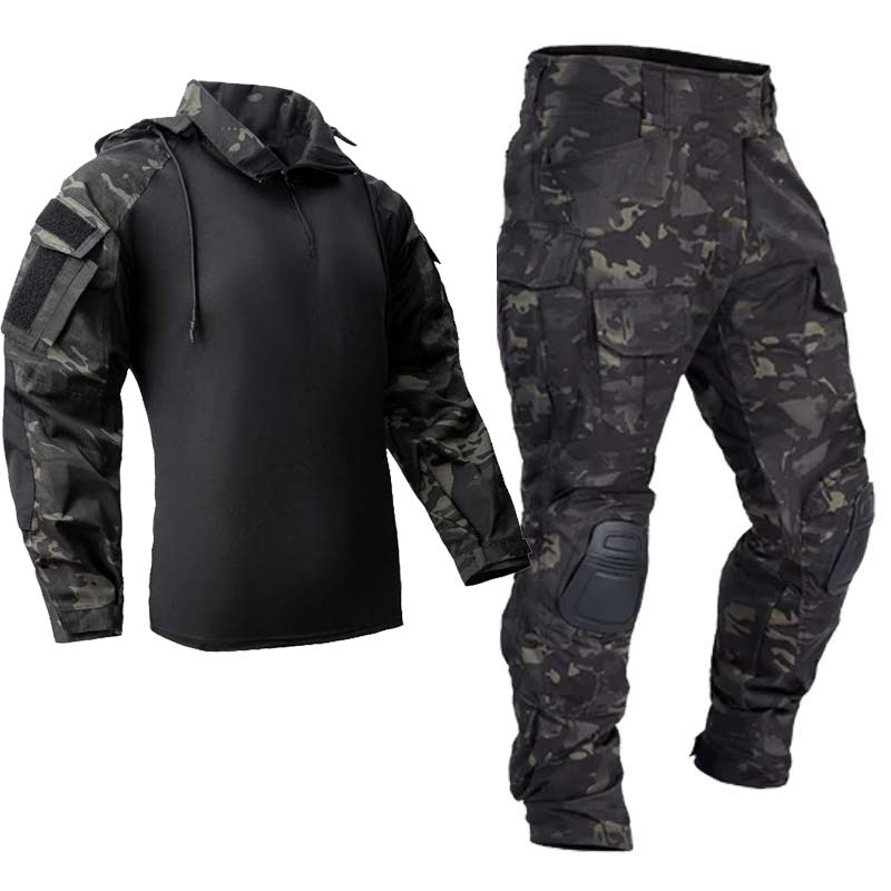 Uniforme tactique pour hommes, - Tactical Military Shirt Cargo avis et prix